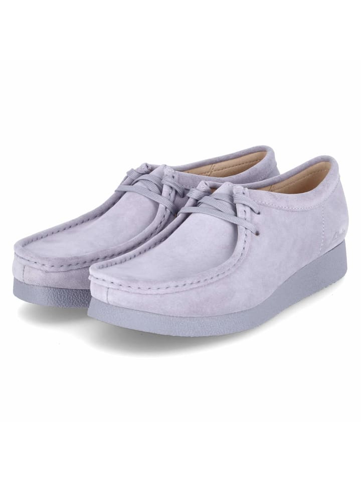 Clarks Halbschuhe WALLABEEEVOSH in Violett günstig kaufen