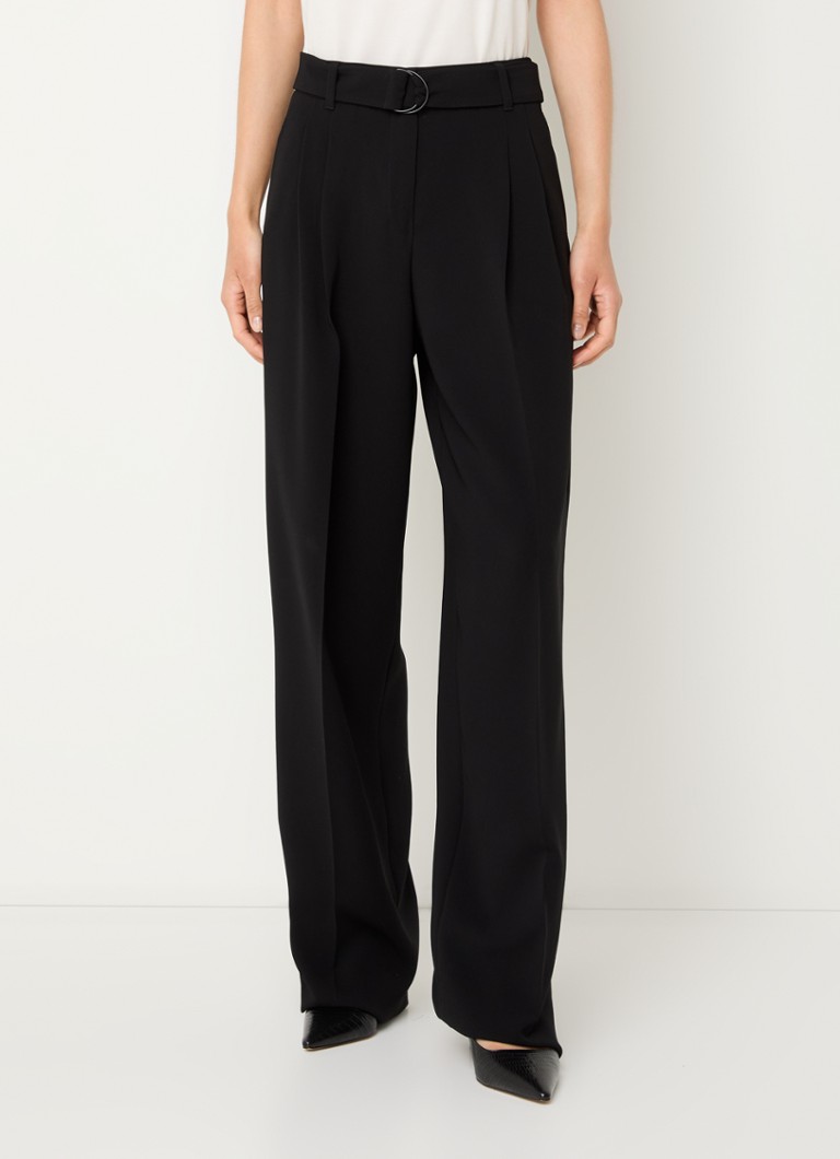 MaxMara Latina high waist straight fit trousers with side pockets