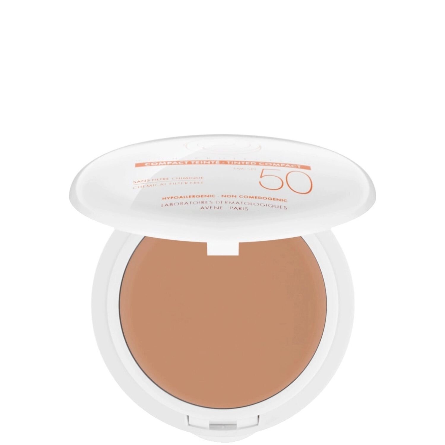 Eau Thermale Avène Protection Solaire Poudre Compacte Teintée SPF50 - Peaux Intolérantes 10 g