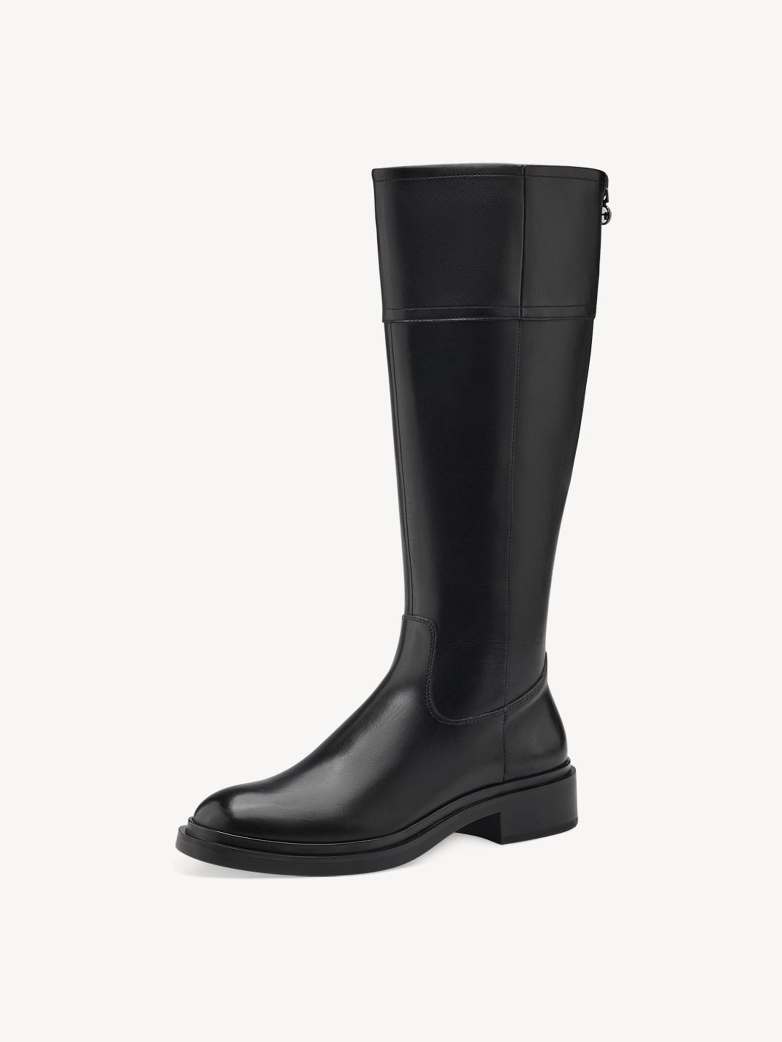 Bottes en cuir - noir