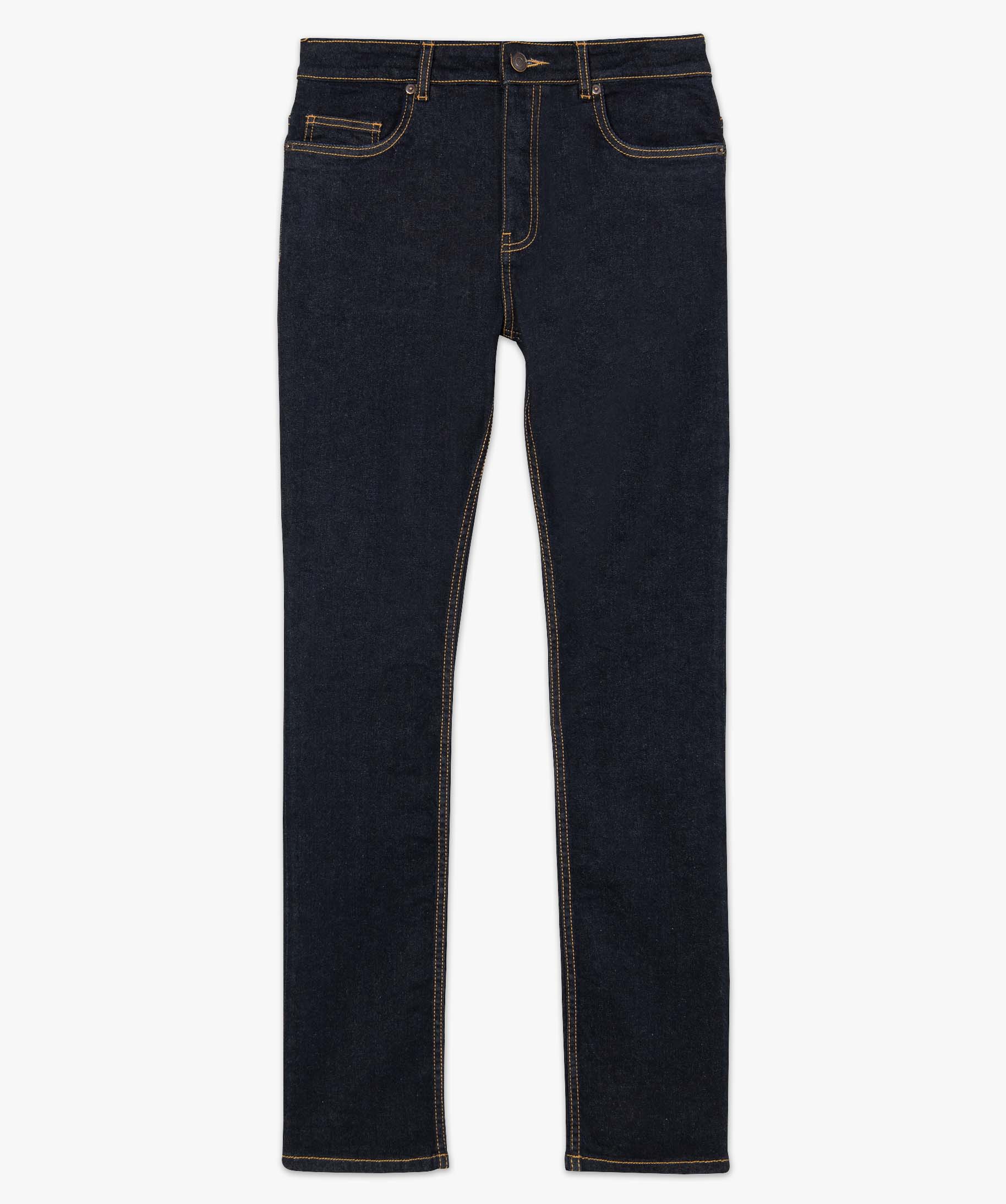 Jean homme straight en coton stretch brut | GEMO