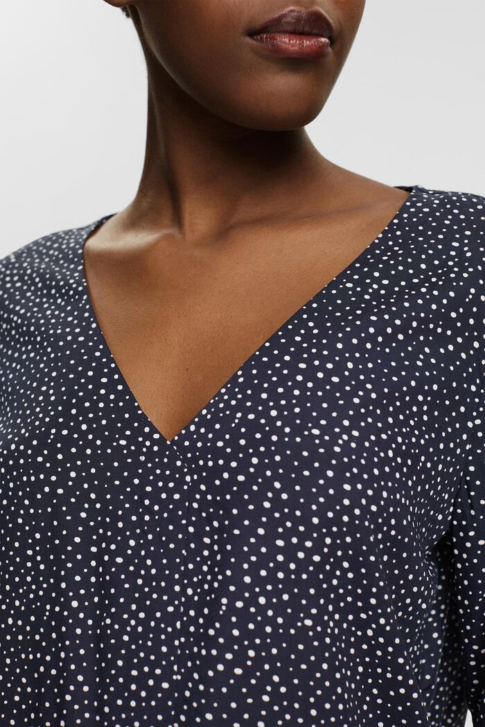 Bluse mit Muster, LENZING™ ECOVERO™