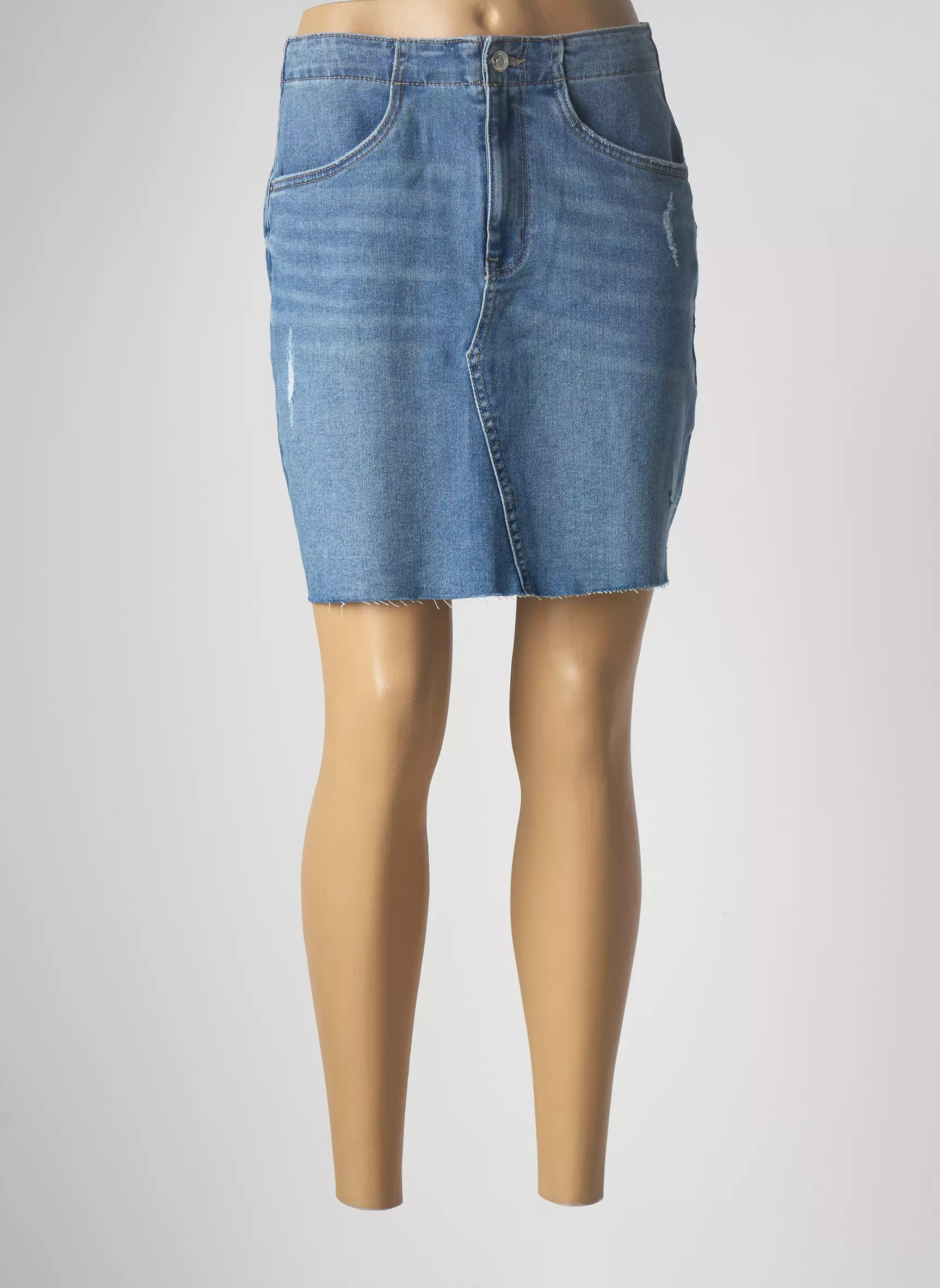 Vero Moda Jupes Courtes Femme couleur bleu