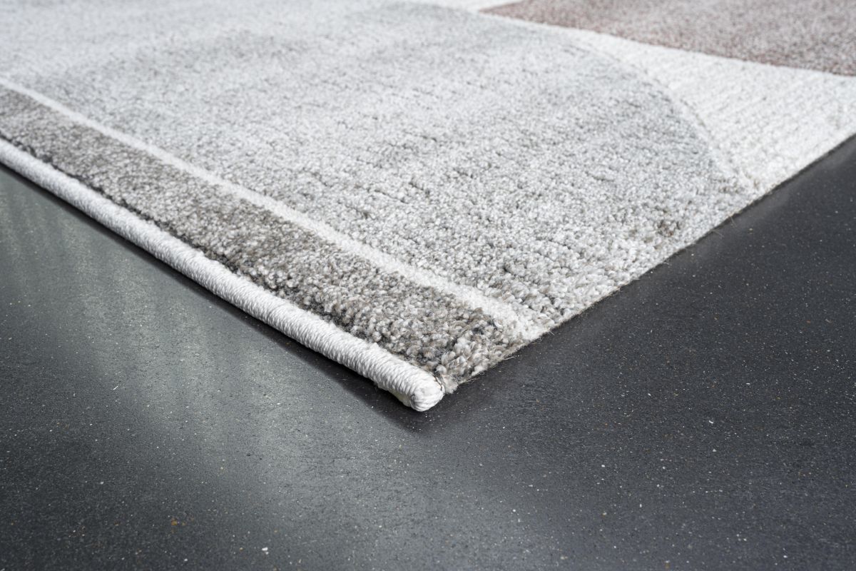 Webteppich Varis Grau-Braun 80 x 150 cm