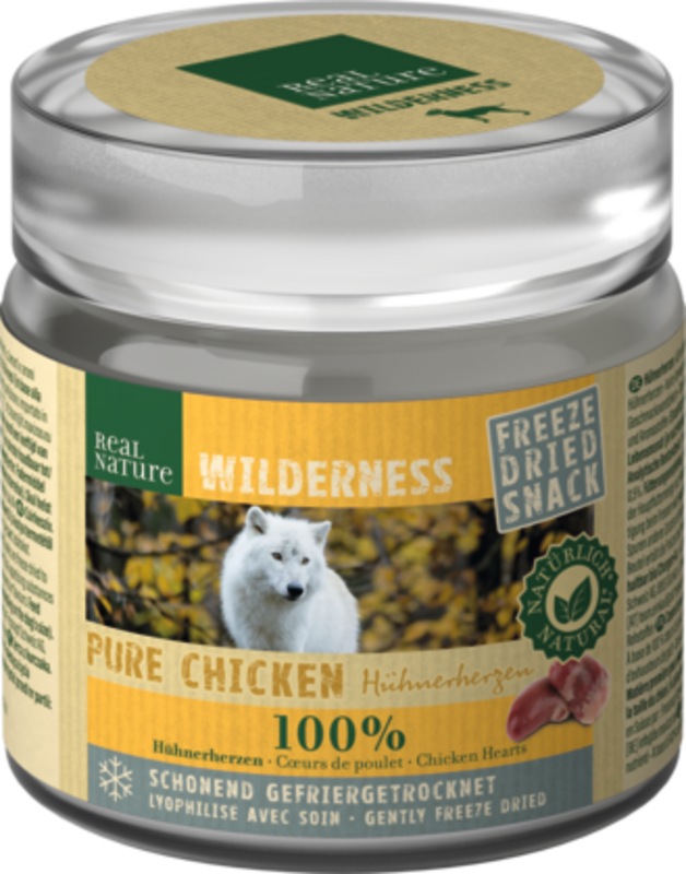 REAL NATURE Snacks REAL NATURE Wilderness Hühnerherzen 40g