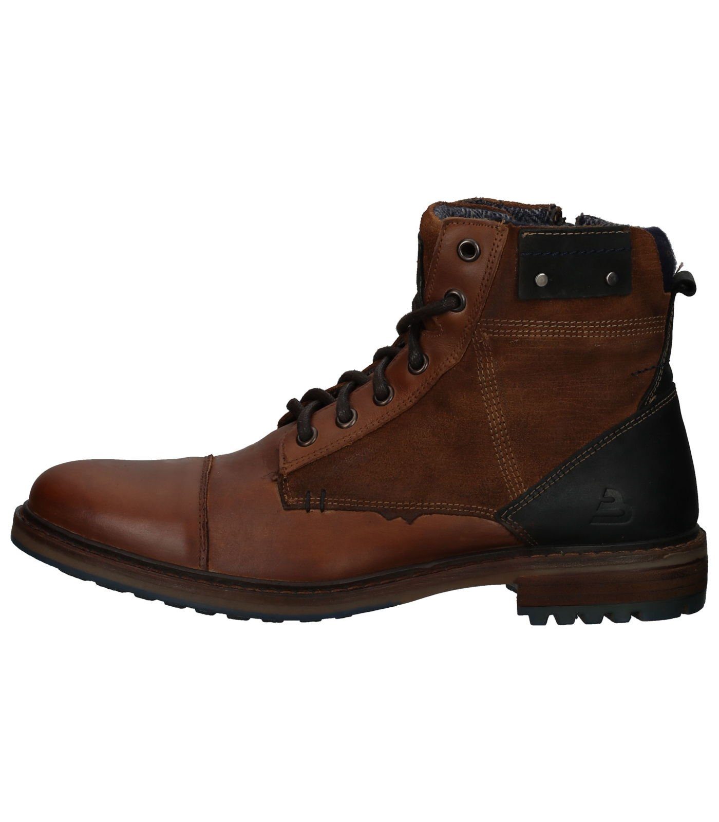 Bullboxer Stiefelette Leder Schnürstiefelette