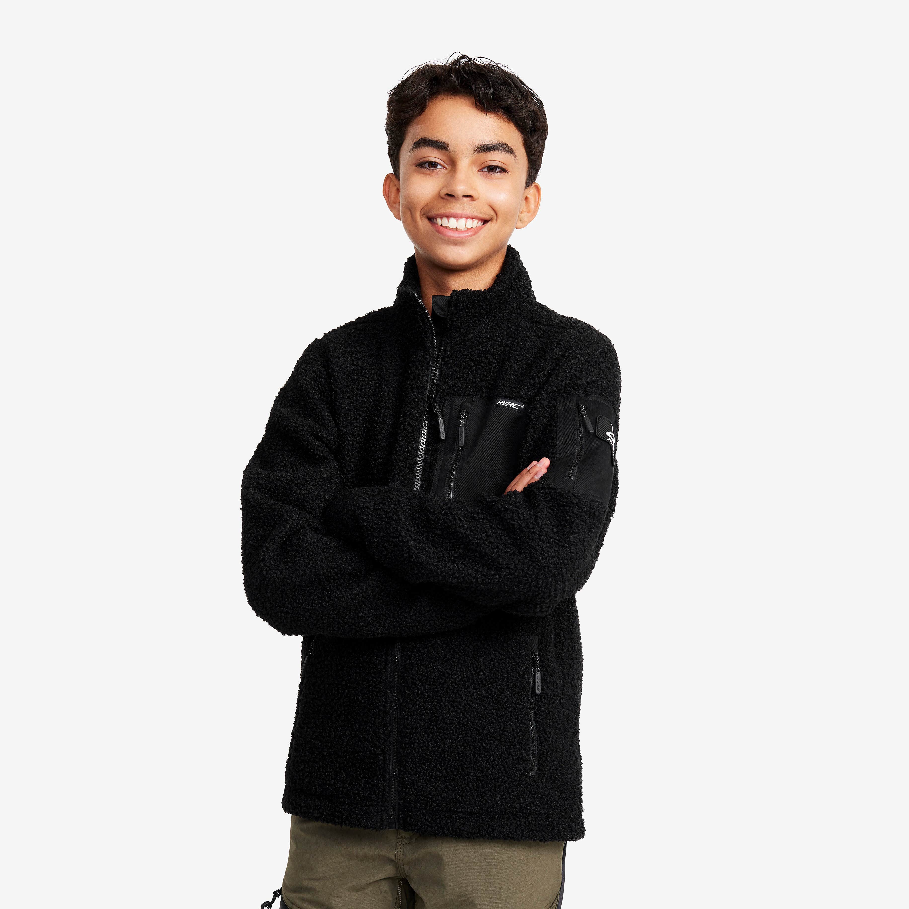 Bigfoot Pile Fleece Teens Jetblack