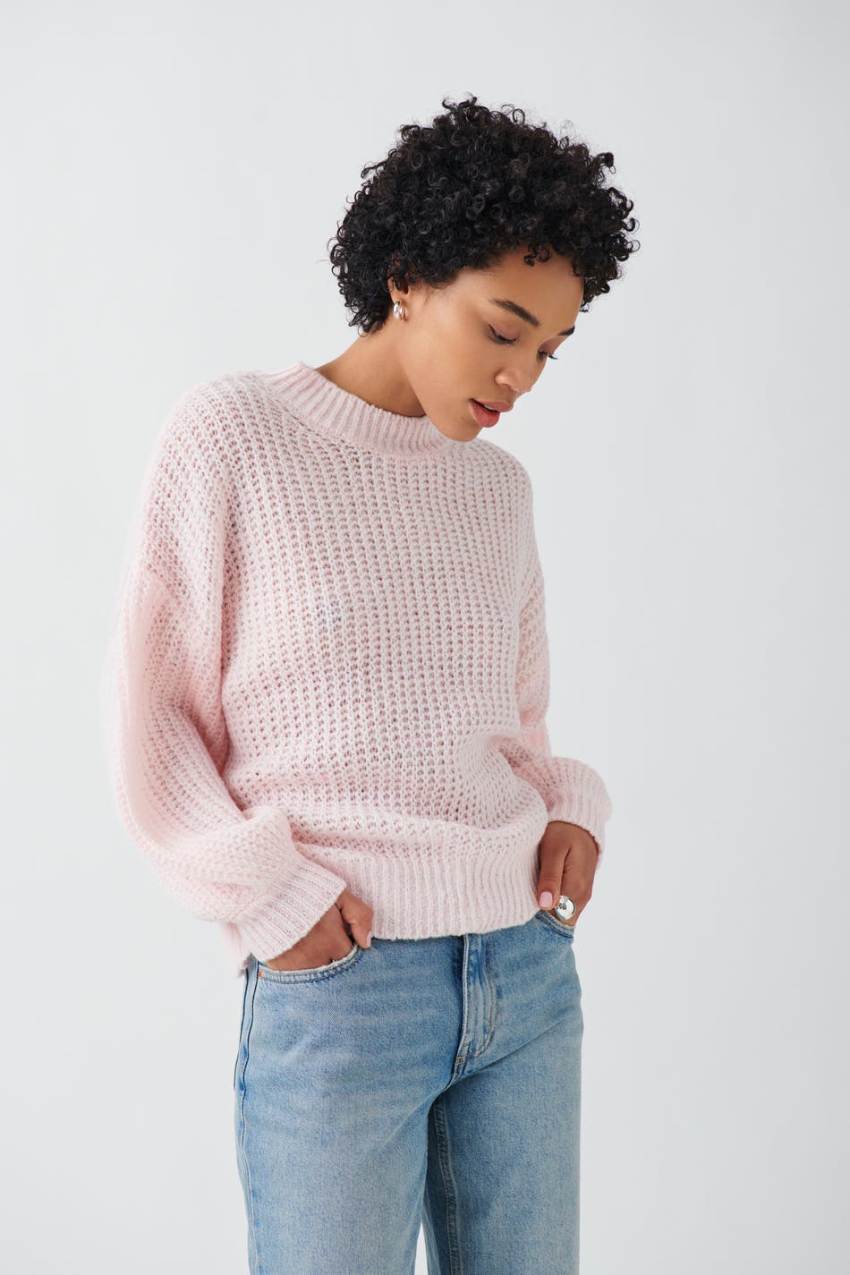 Chunky knitted sweater