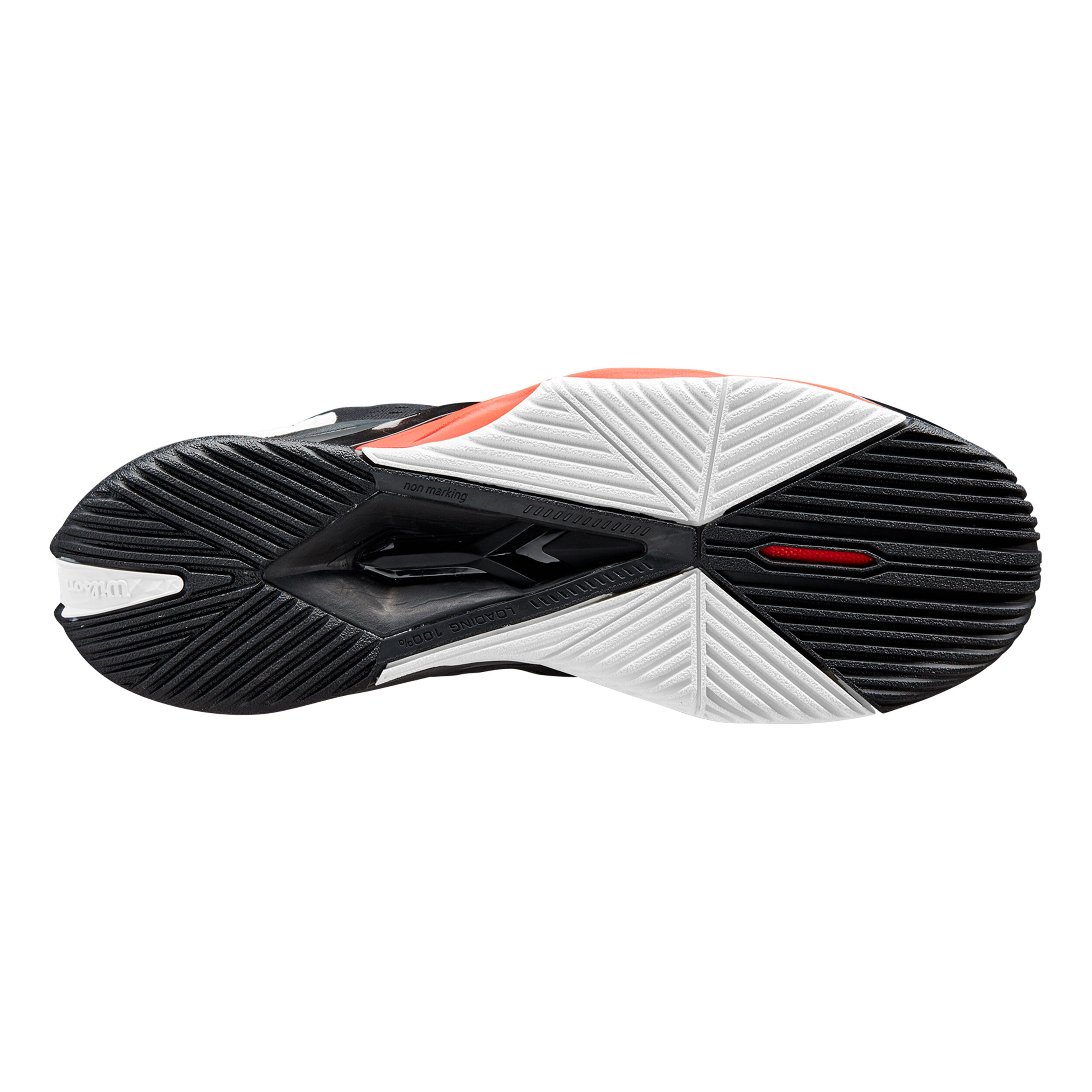 Rush Pro Tour Mid Allcourtschuh Herren - Schwarz, Rot