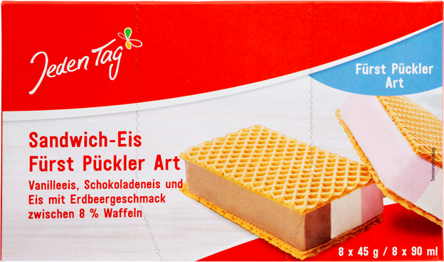 Jeden Tag Sandwich-Waffeln