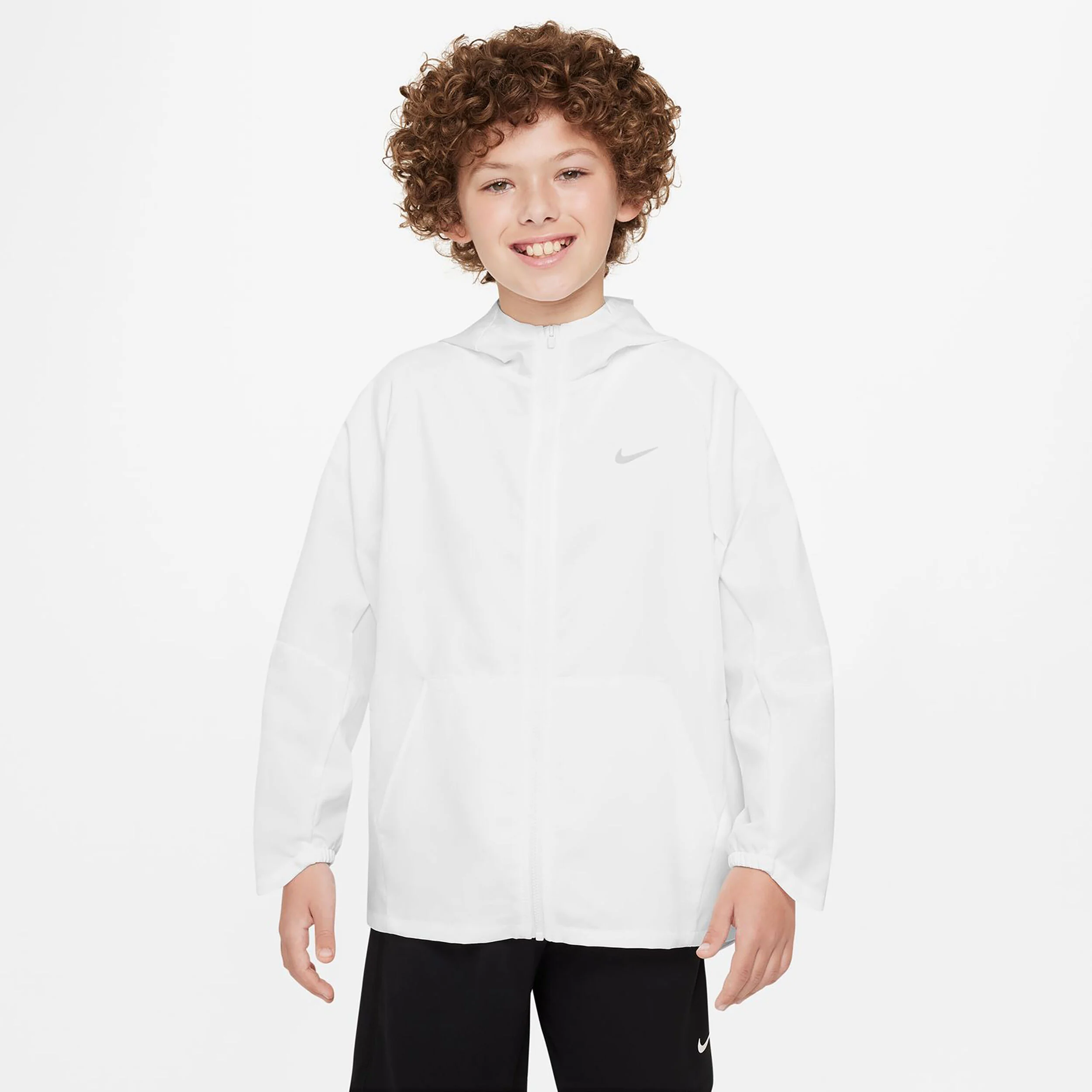 Dri-Fit UV Woven Trainingsjacke Kinder - Weiß