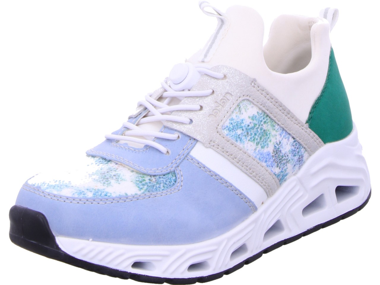 RIEKER Sportliche Slipper bunt