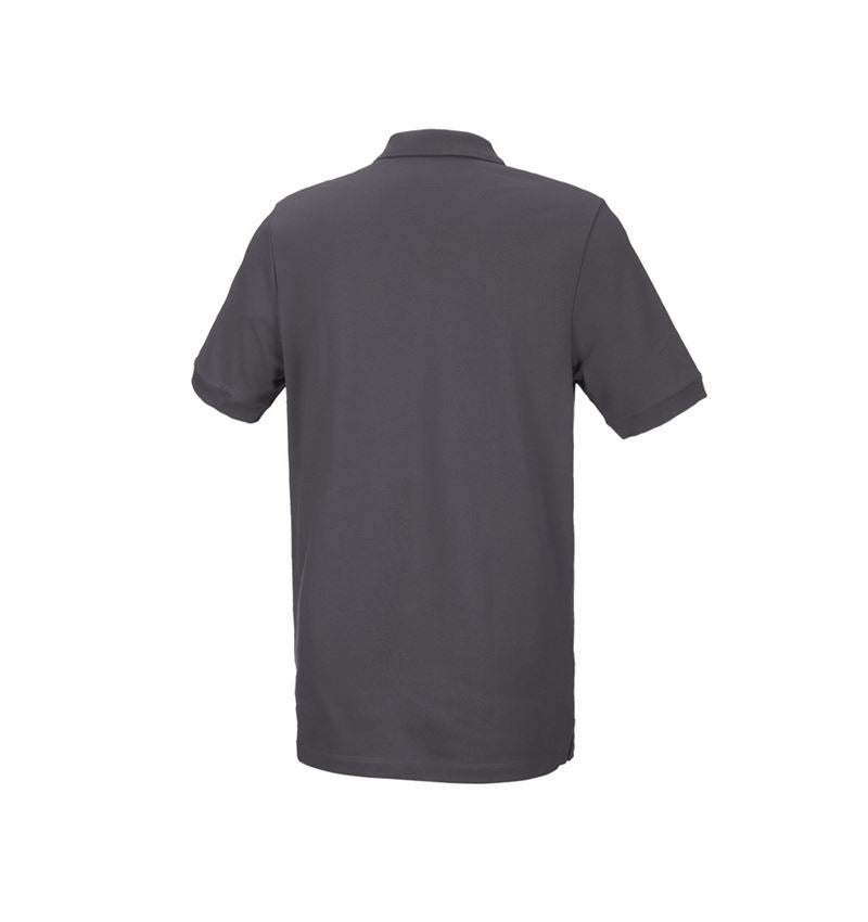 e.s. Piqué-Polo cotton stretch, long fit