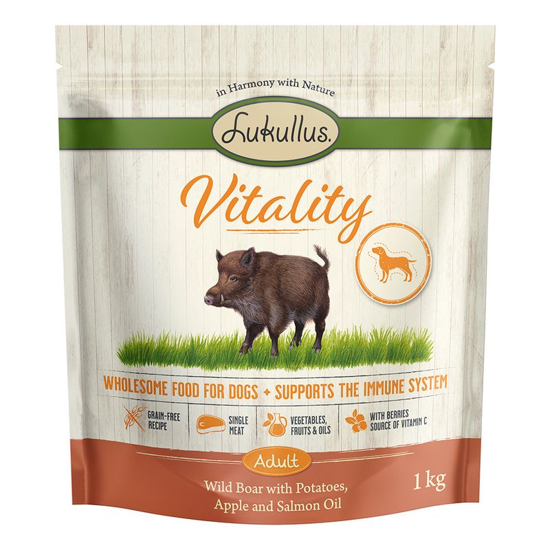 Lukullus Vitality Unterstützung Immunsystem: Wildschwein (getreidefrei)