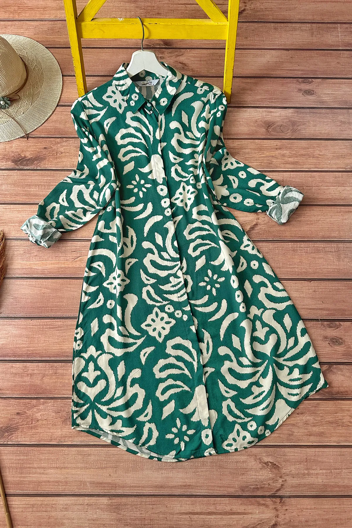 MODAQU  Authentisches Viskose-Tunika-Shirt Nefti