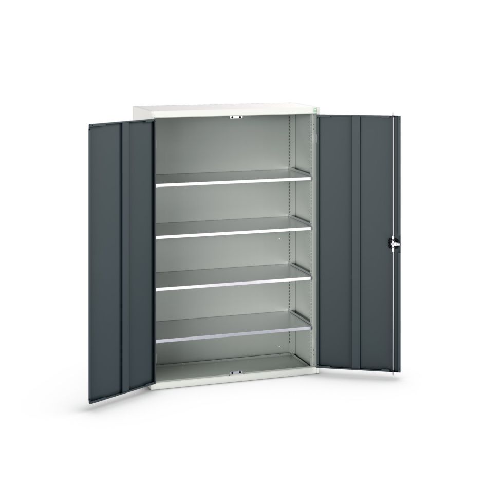 Μπουκάλι 16926653.19 Ντουλάπι συστήματος Verso 1300x550x2000mm 4 ράφια RAL 7016