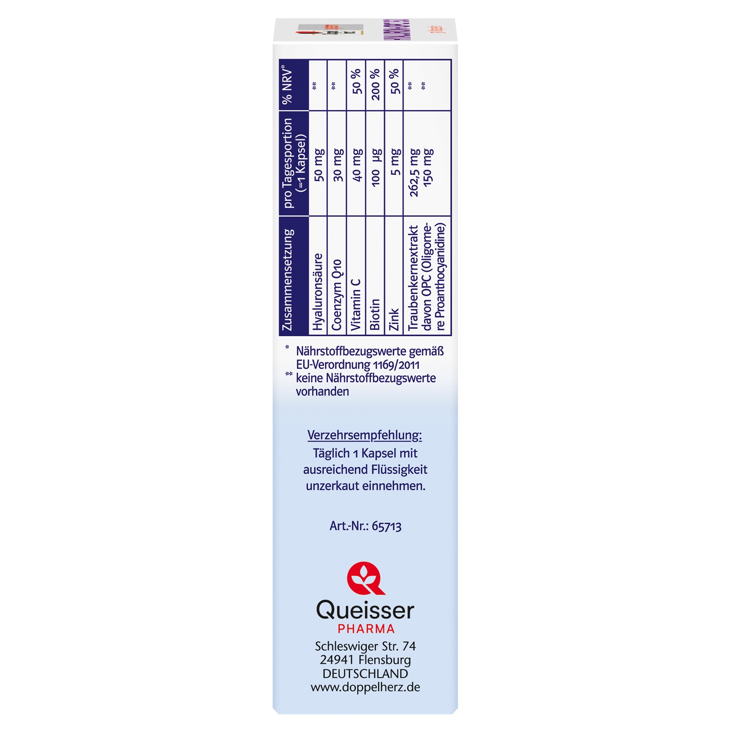 Hyaluron+OPC system Kapseln
