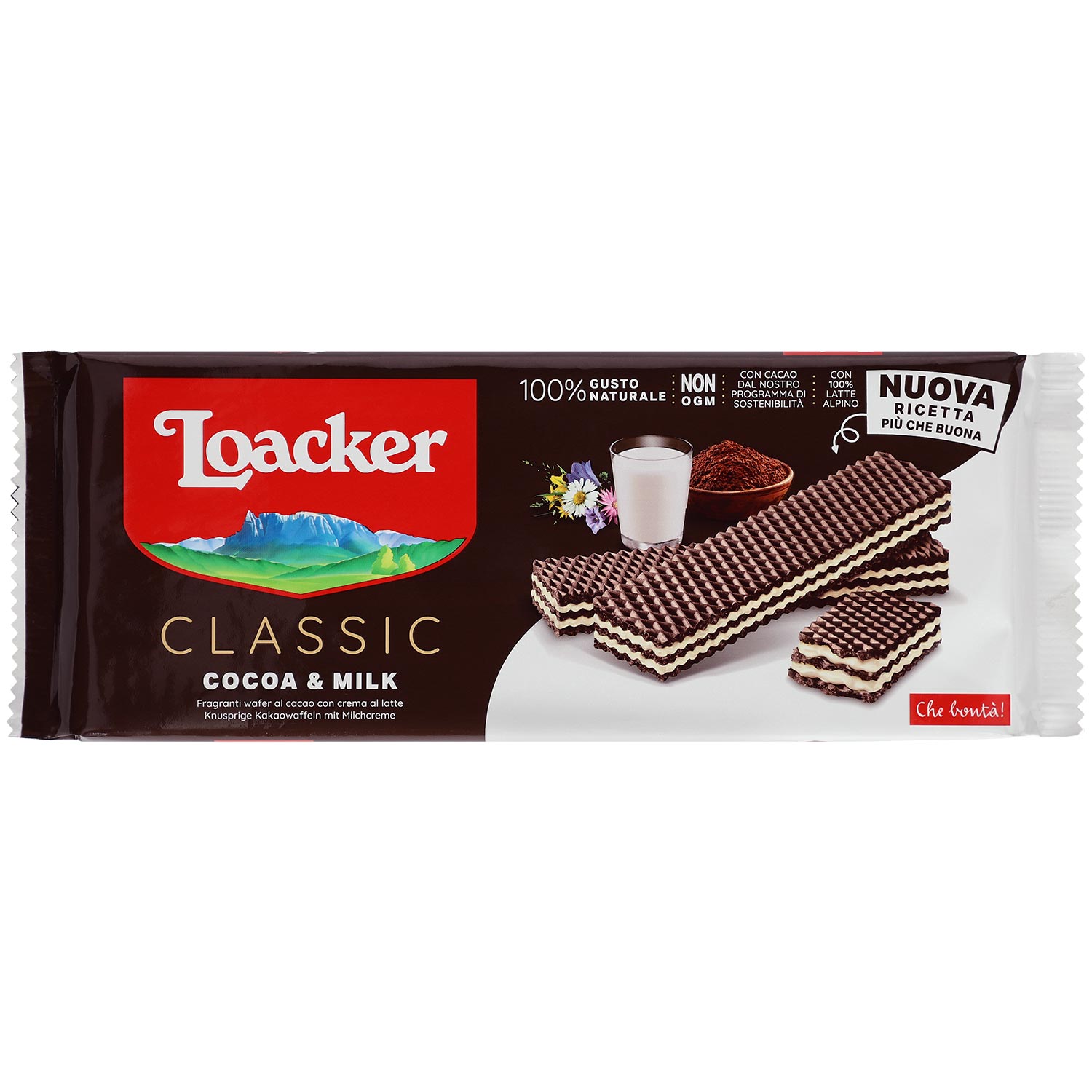 Loacker Classic Cocoa & Milk 175g