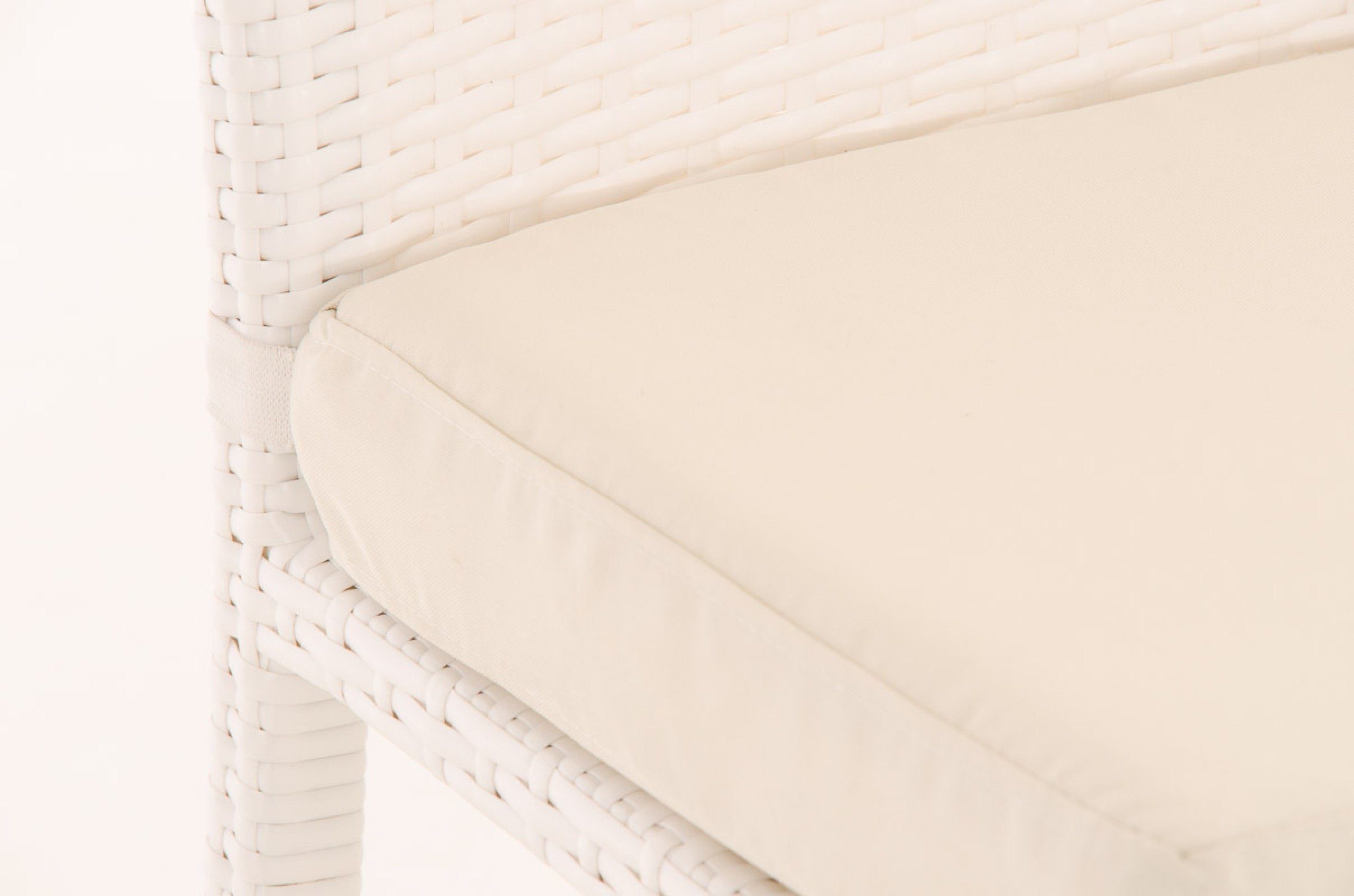 TPFGarden Gartenlounge-Hocker Marlies - Barhocker aus wasserfestem, UV-beständigem Polyrattan (Barstuhl mit pulverbeschichtetem Aluminiumgestell, Tresenhocker mit wasser- und schmutzabweisenden Sitzkissen), Maße (HxBxT): 107x40x44 cm, Sitzhöhe: 75 cm