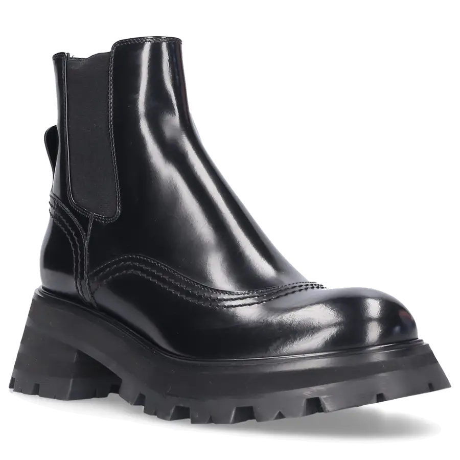 Alexander McQueen - Chelsea Boots WANDER Kalbsleder - schwarz