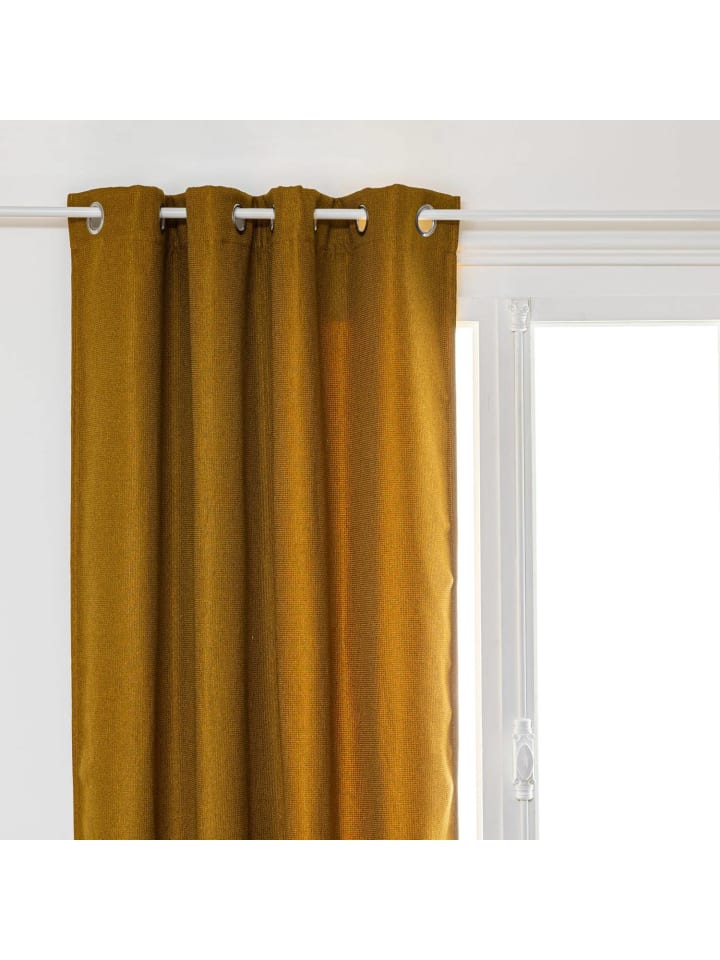 Atmosphera Créateur d'intérieur Verdunkelungsvorhang in gelb günstig kaufen onesize