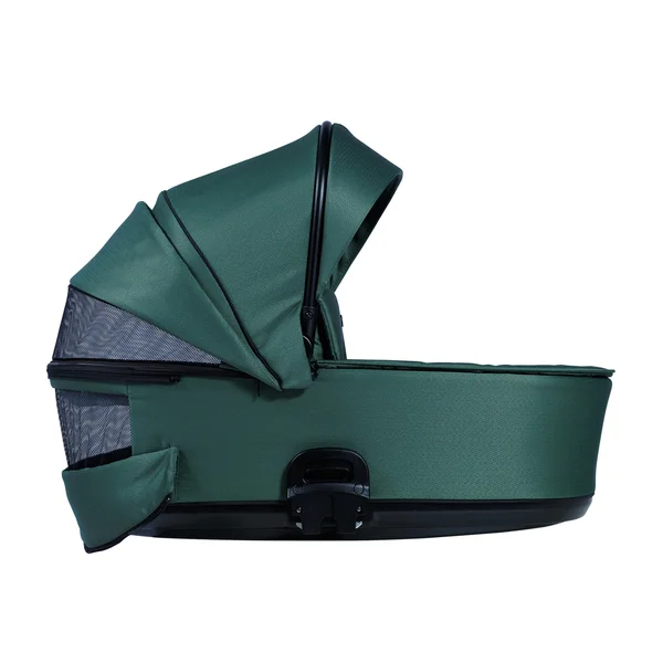 Nordbaby Active Lux stroller set jungle green, chrome frame