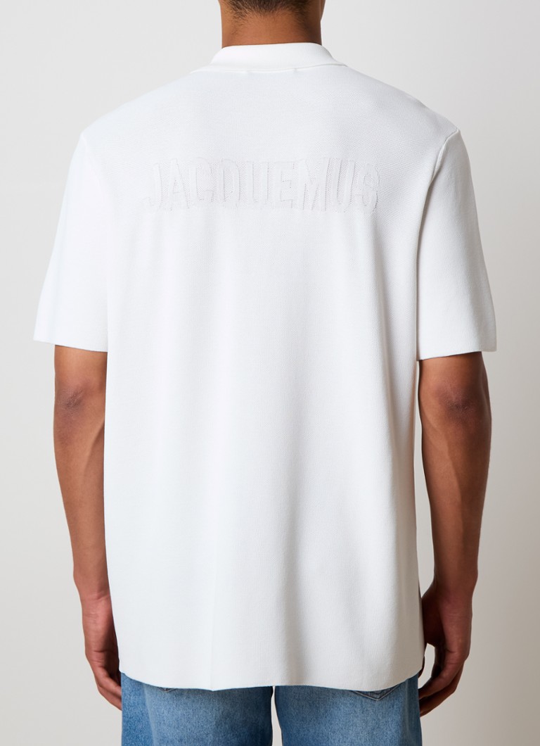 Jacquemus Regular fit polo with texture