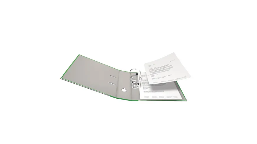 Ordner PP A4 8cm hellgrün