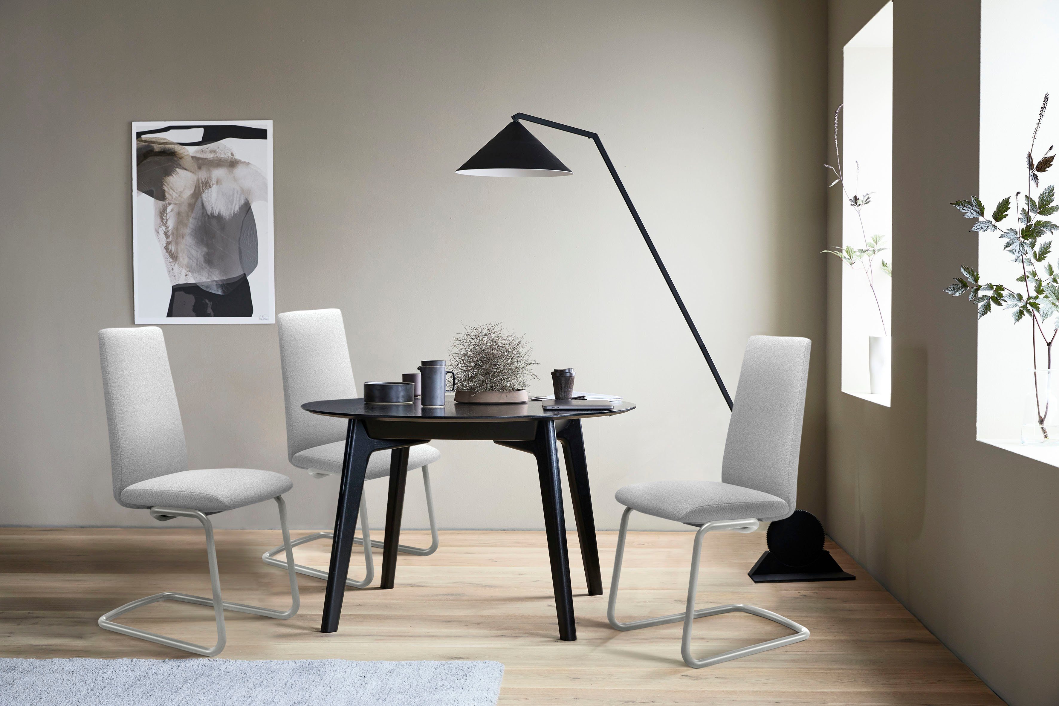 Stressless® Polsterstuhl Laurel, High Back, Größe L, mit Beinen aus Stahl in Chrom glänzend