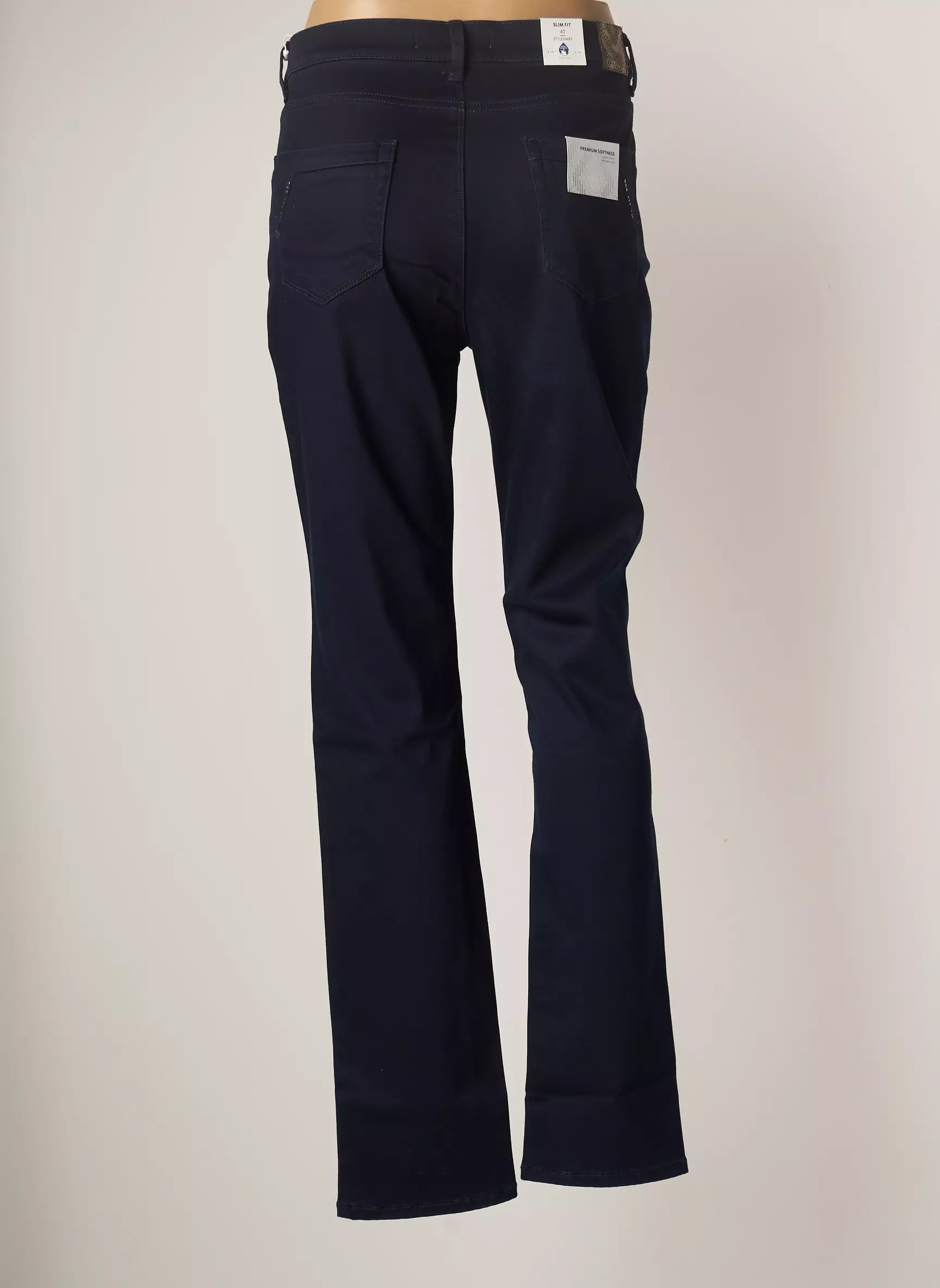 Brax Pantalons Slim Femme couleur bleu