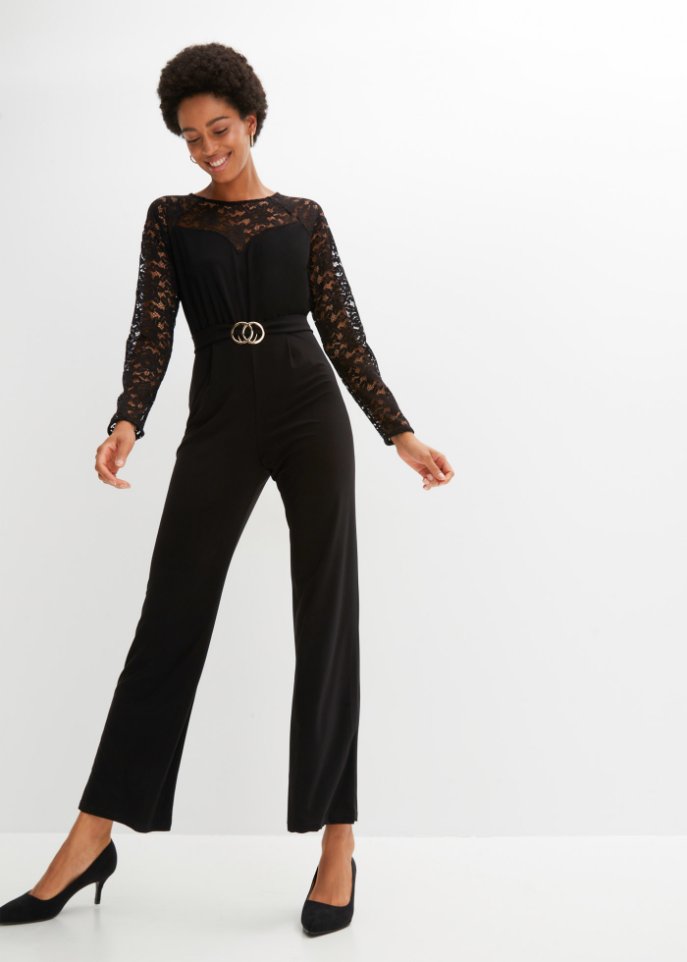 Jumpsuit mit Spitze