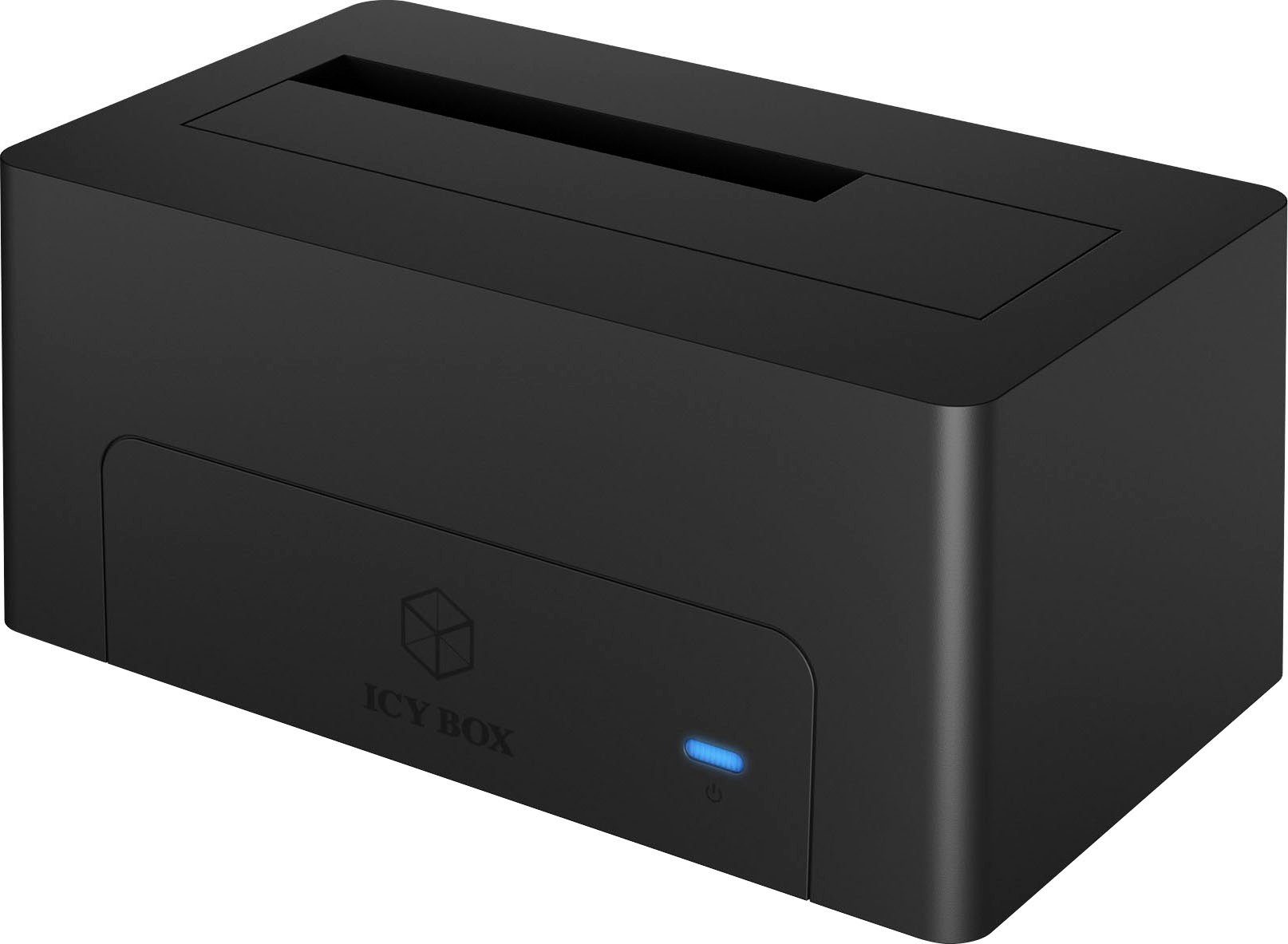 ICY BOX Festplatten-Dockingstation ICY BOX SATA 2,5 oder 3,5 zu USB 3.1 Gen 2 Type-C, HDD/SSD