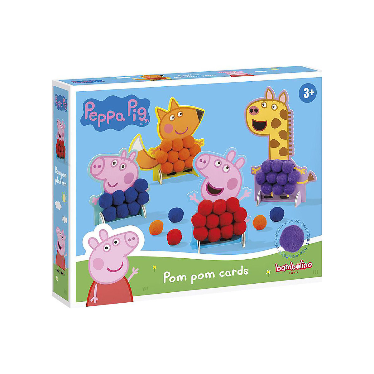 Peppa Pig Pompon Karten