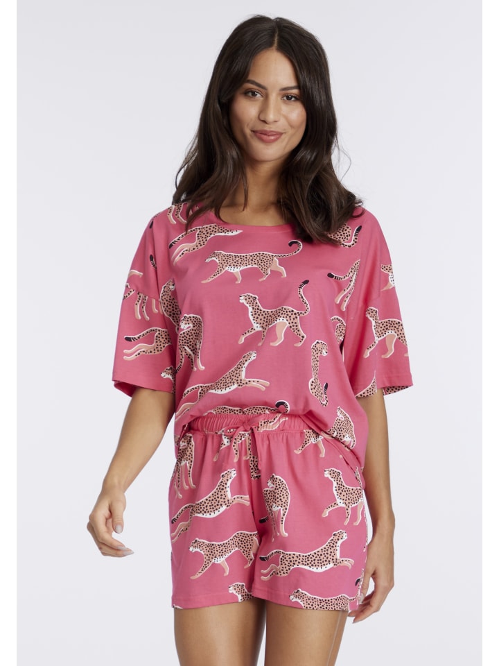 VIVANCE DREAMS Shorty in pink-gemustert günstig kaufen
