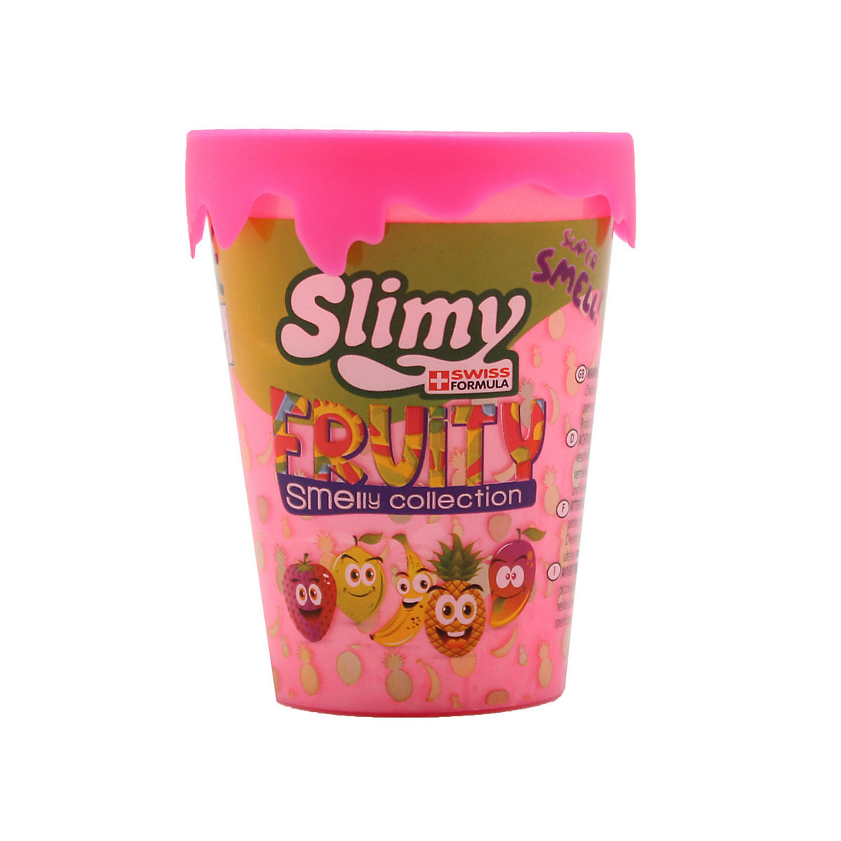 SLIMY® Fruity Original 80g Spielmasse im Becher - fruchtig duftender Schleim Spielspaß für Kinder