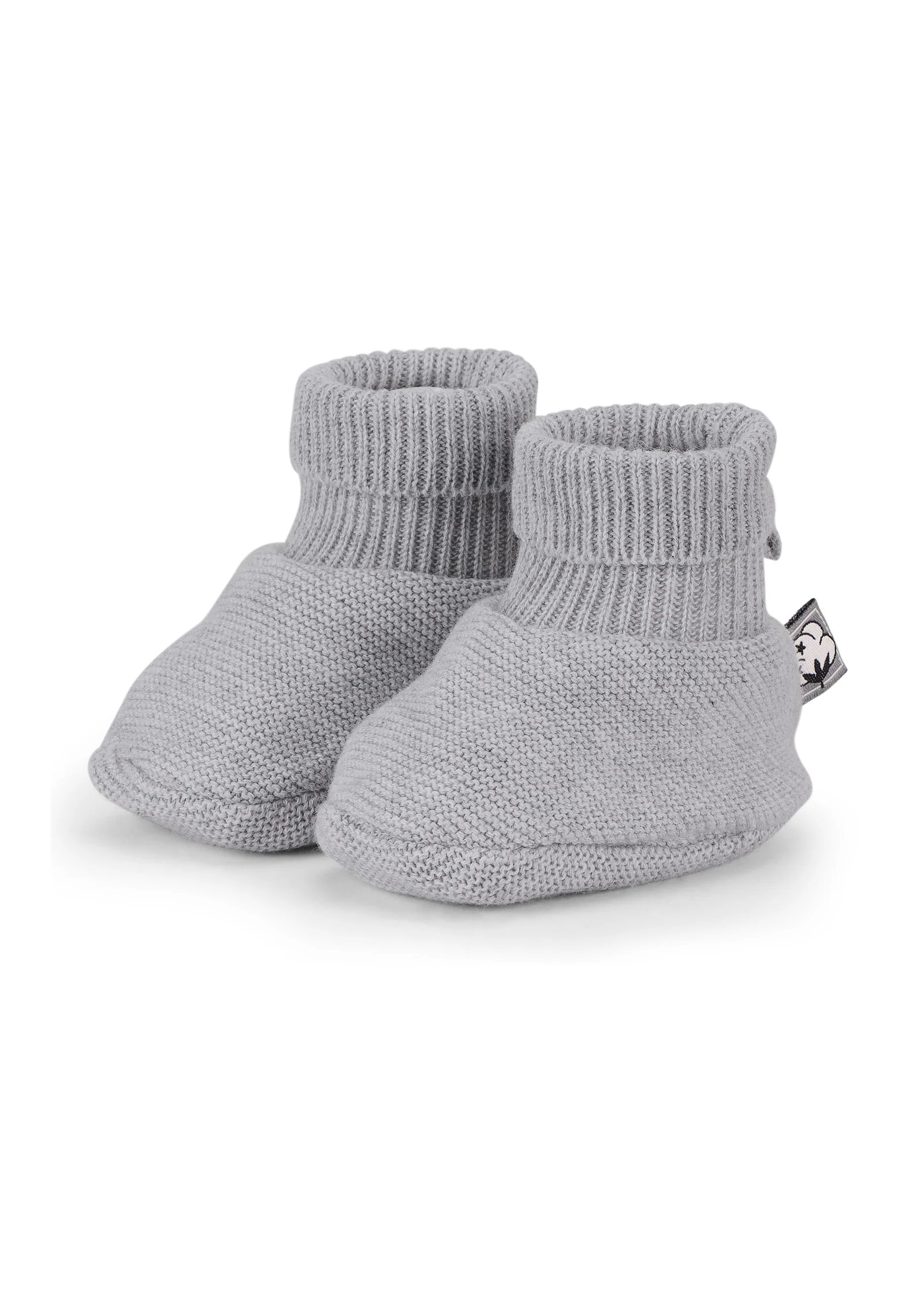 GOTS Strick-Schuh in Grün, Marine, Rosa oder Grau