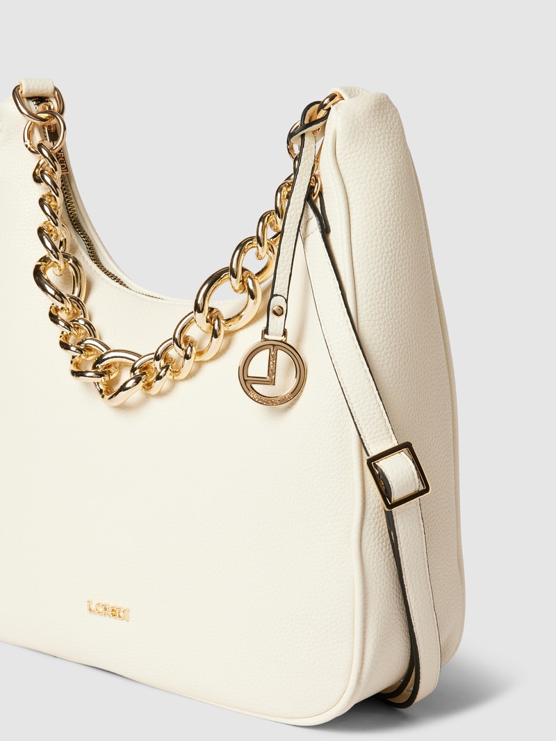 Handtasche in Leder-Optik Modell 'Josa' in offwhite