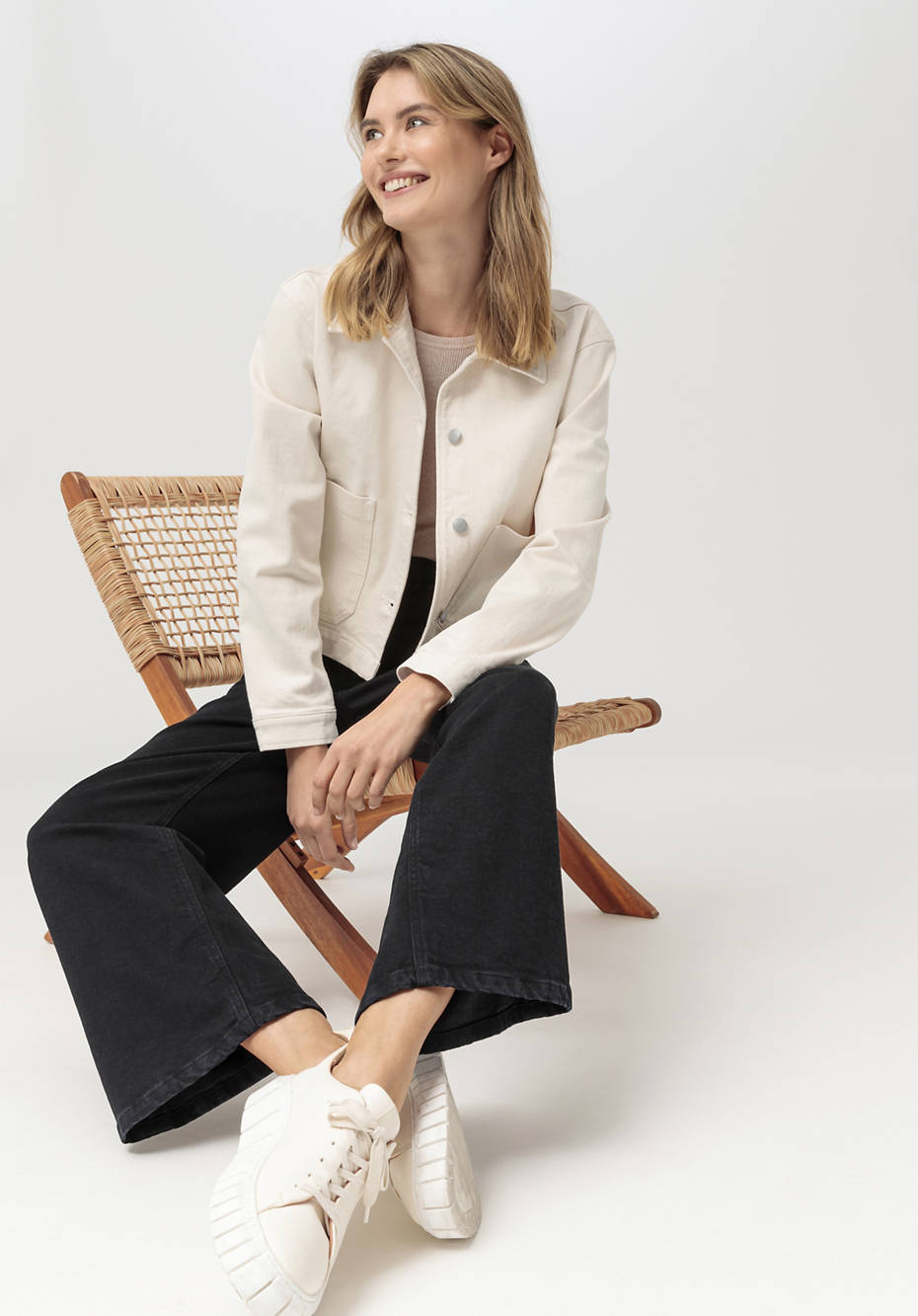 Coreva™ Jeans Culotte aus Bio-Denim
