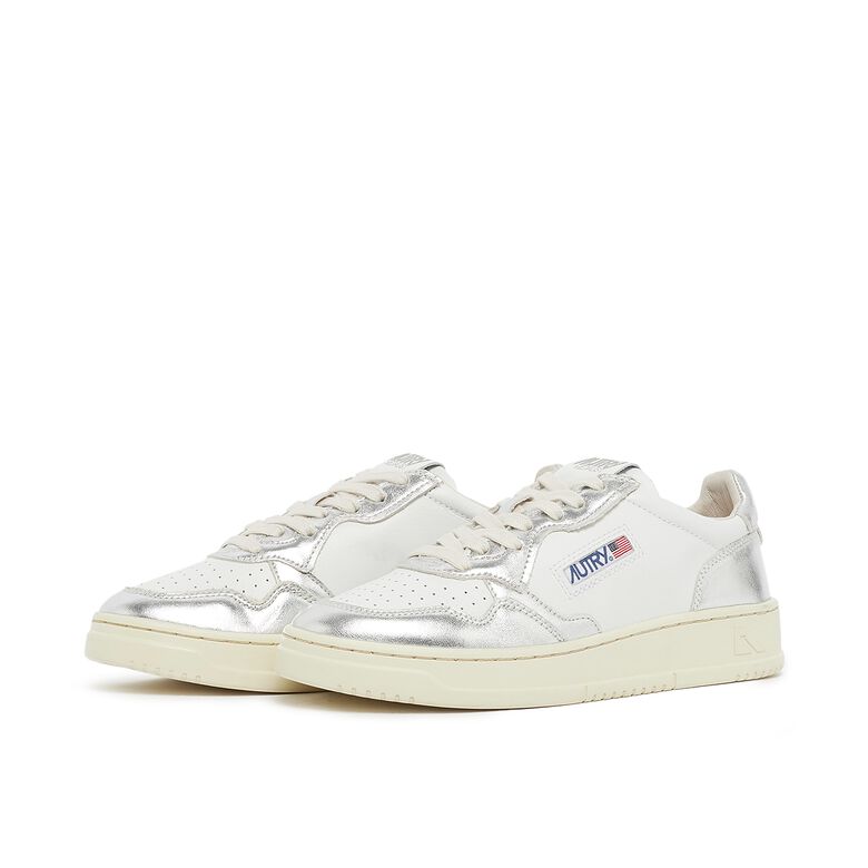 Autry Wmns Medalist Low leat/leat silver