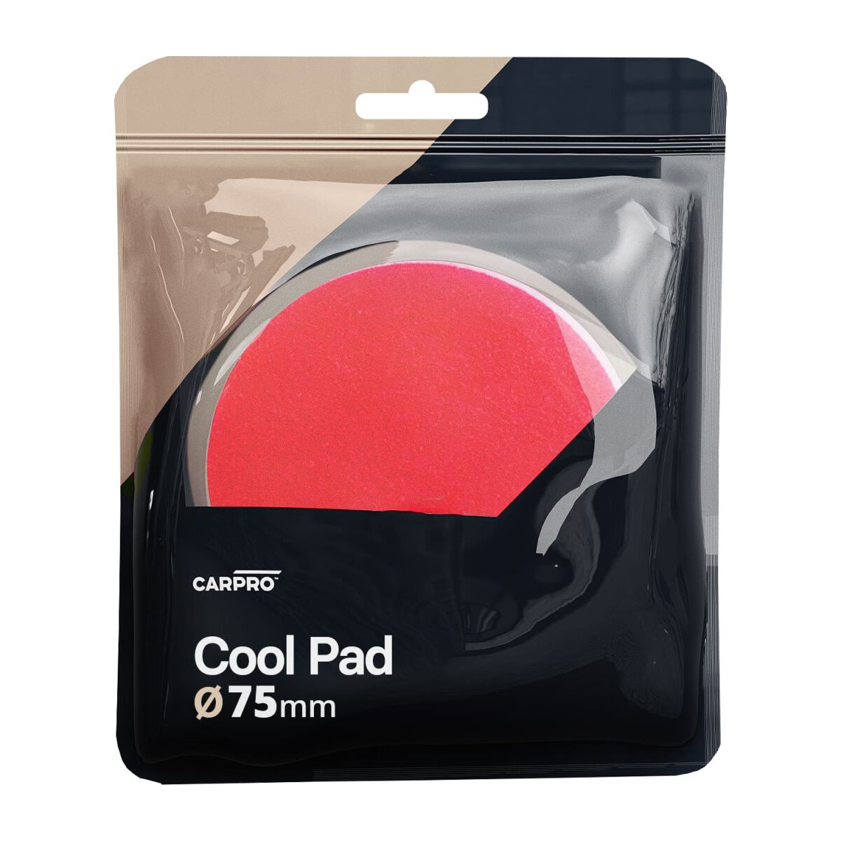 CarPro Cool Pad Naturwolle/Mikrofaser Polierpad 75mm sehr hart