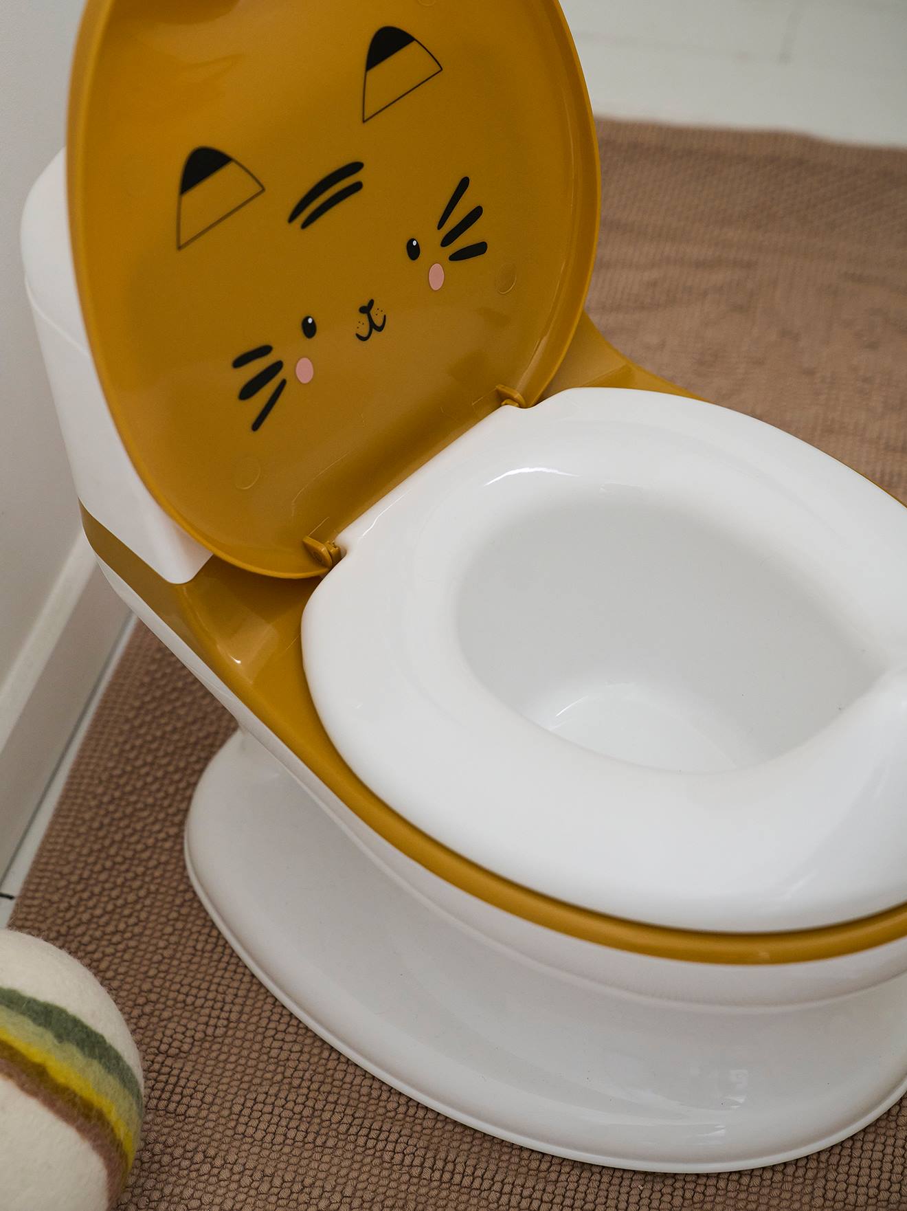 Vertbaudet Baby Töpfchen TIGER - senfgelb