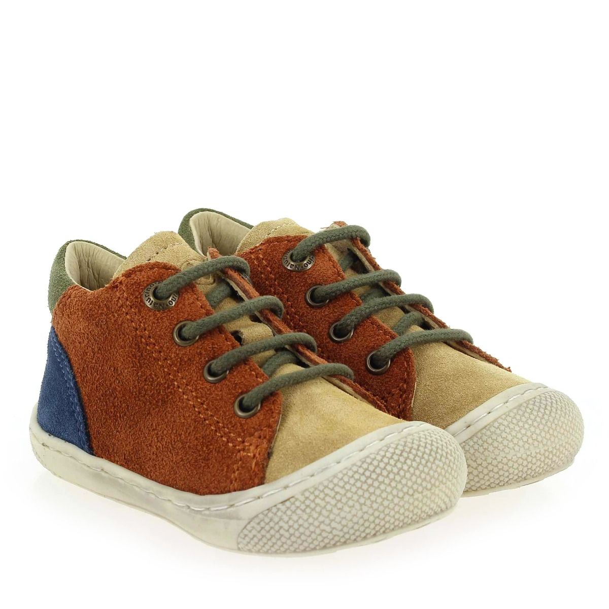 Naturino  ROMY SUEDE - Jaune Marron Bleu