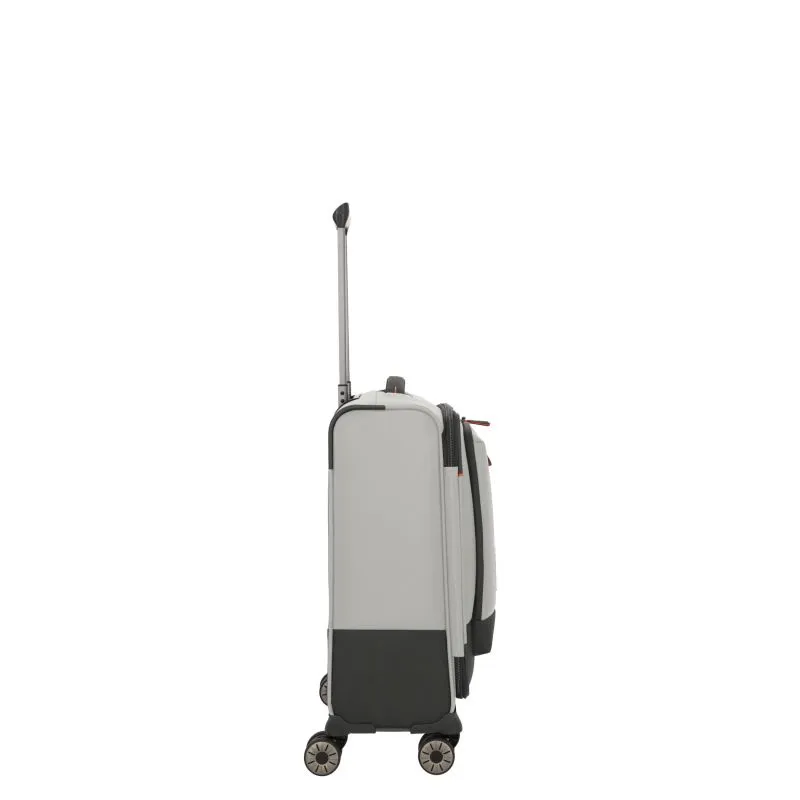 Travelite CROSSLITE Bordtrolley S mit 4 Rollen (55 cm) - Natur
