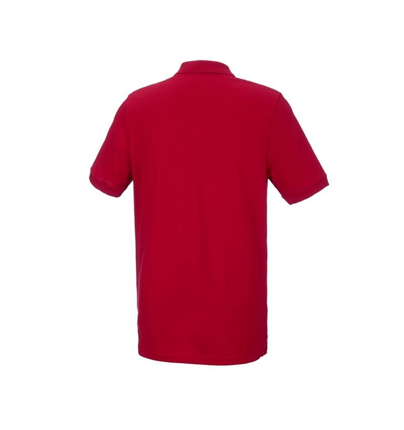 e.s. Piqué-Polo cotton stretch, long fit