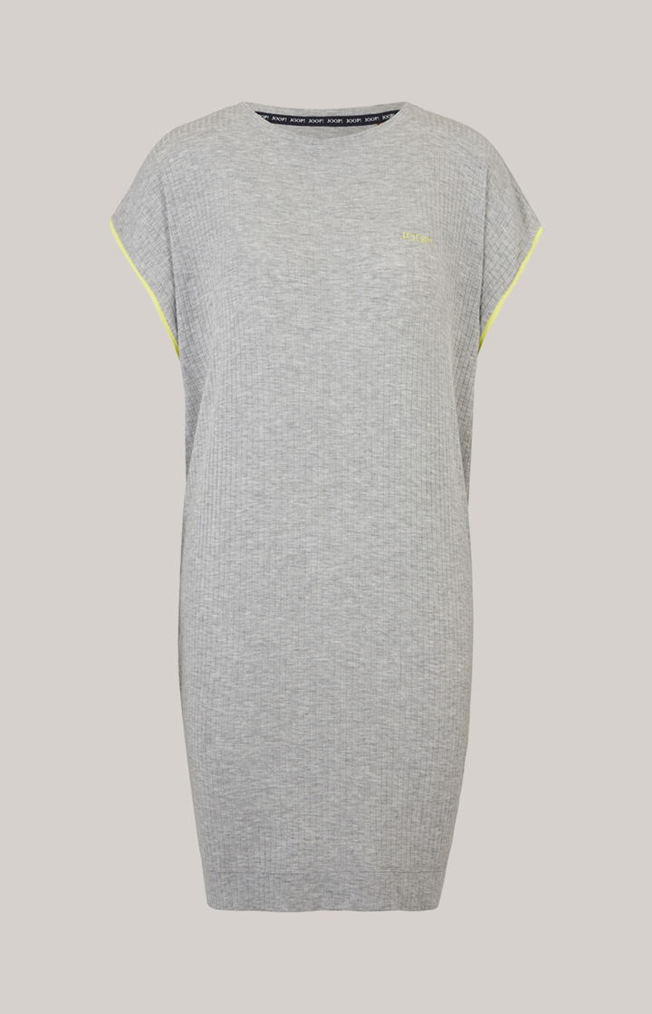 Loungewear Longshirt in Grey Melange