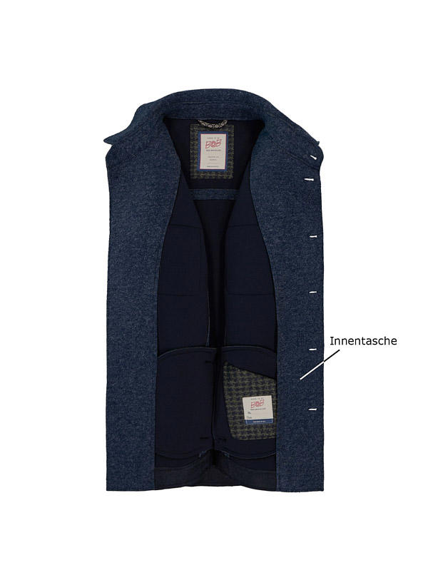 BOB, Jacke, Woll-Stretch ungefüttert, jeans