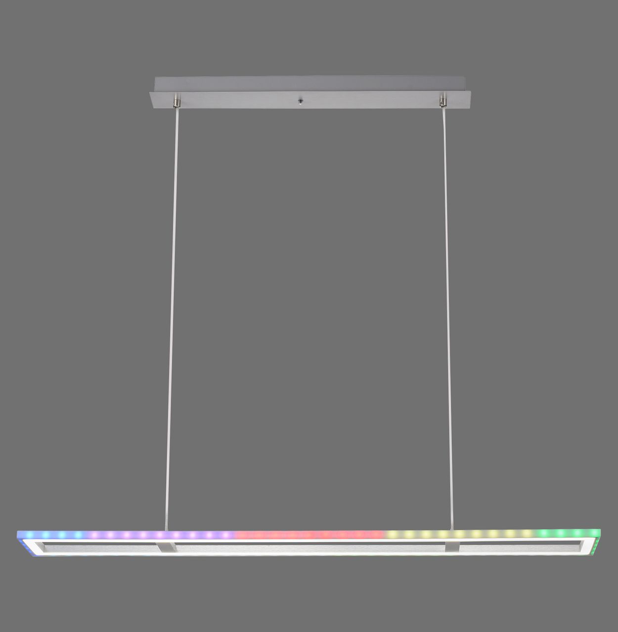JUST LIGHT LeuchtenDirekt LED Pendelleuchte FELIX60, Downlight: CCT, Sidlight: RGB, dimmbar, IR-Fernbedienung, IP20