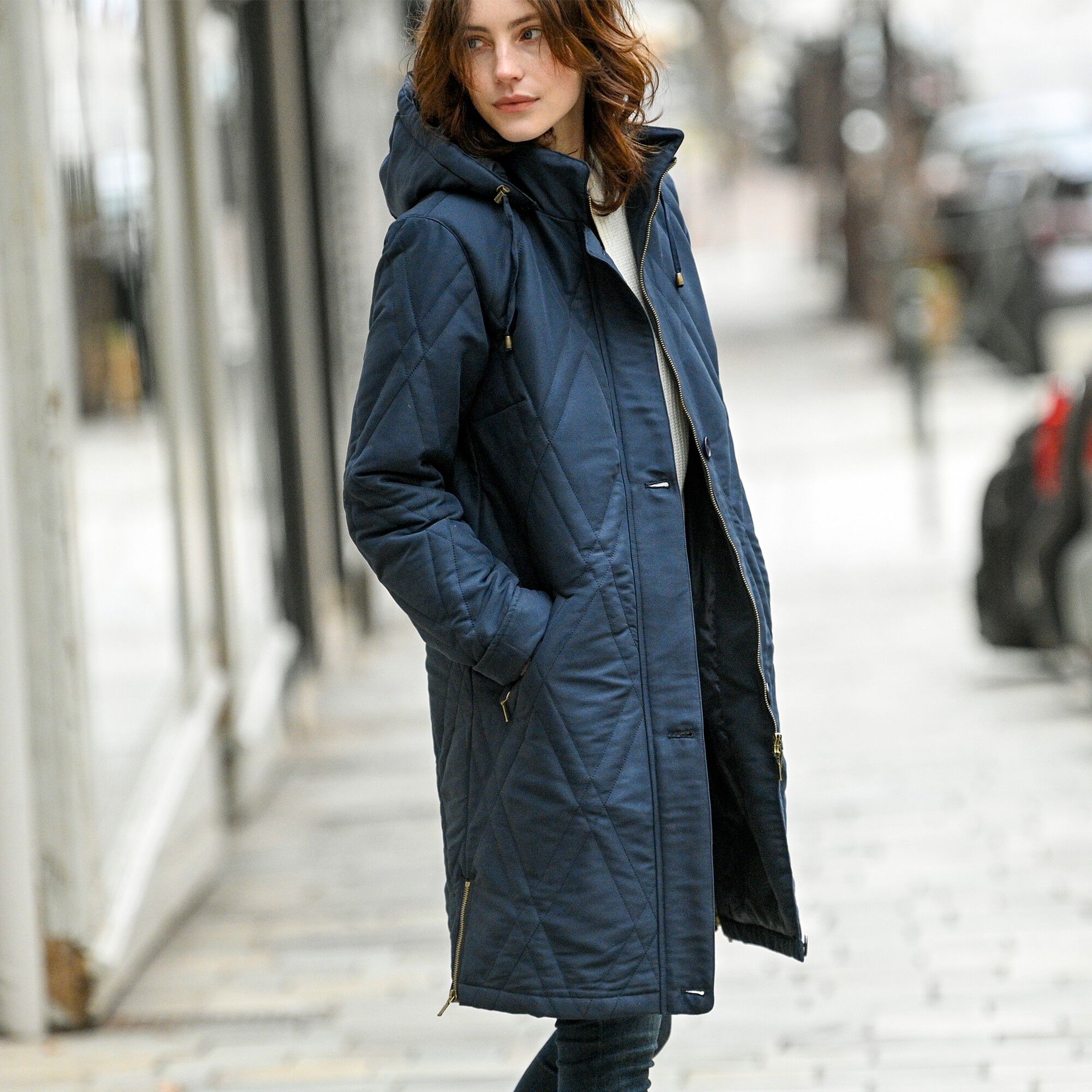 Parka matelassée microfibre