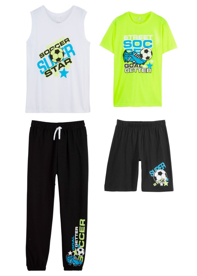 Jungen Sportoutfit (4-tlg. Set)