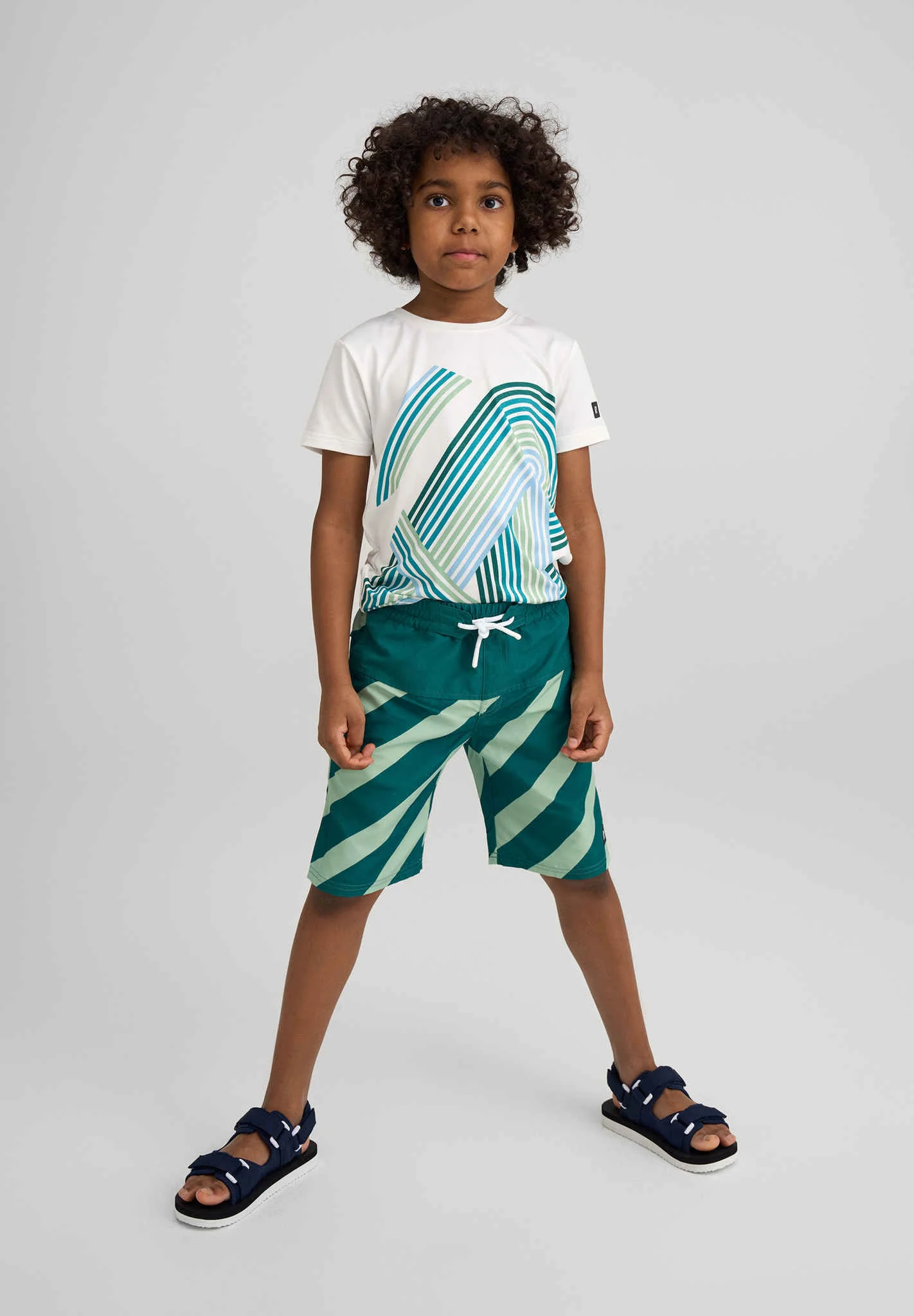 Kinder UV Badeshorts Papaija